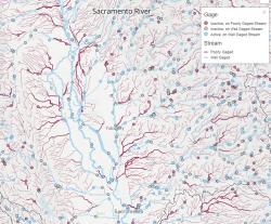 Zooming in on Gage Gap web map shows many details