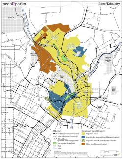 Demographics near the LA River State Parks