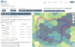 Watershed report with buffer