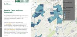 Map showing opportunities for tree planting