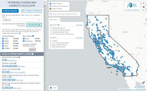 Affordable Housing Map and Calculator 