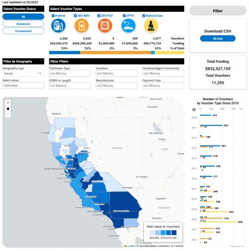 The Revised HVIP Map Interface