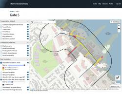 Project Area in Resilient Roads tool