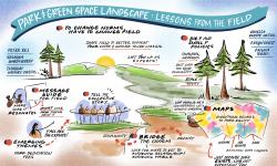 Graphical recording of information technical assistance providers shared