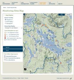 Lake Winnipesaukee Water Quality Map (no popup)