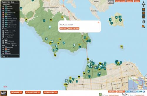 GGNPC Park Finder Web Map