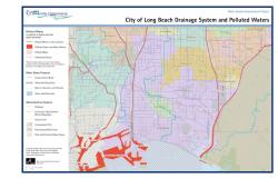 Long Beach Drainage System Map