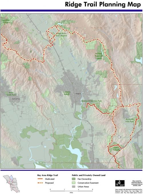 Ridge Trail Planning Map 