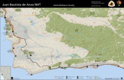 Anza Trail County Map