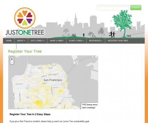 Lemon Tree Web Map