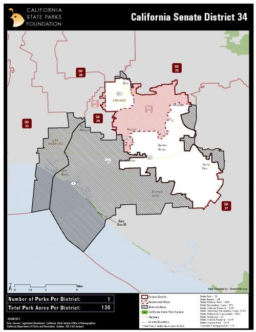California State Senate Districts 34, 2013 - 2014