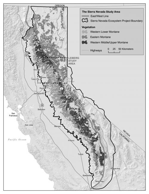 Sierra Nevada Study Area