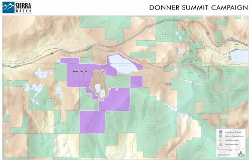 Sierra Watch Donner Summit Campaign Map