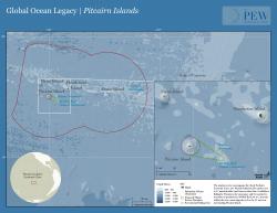 Map of Pitcairn Islands 