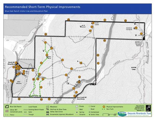 Blue Oak Ranch Map