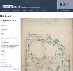 Olmsted Online Project Plan Page