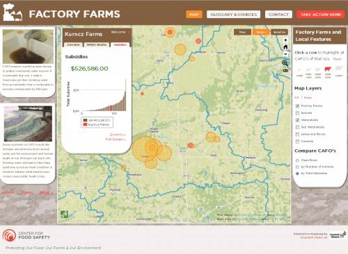 Basic View of Factor Farms Application