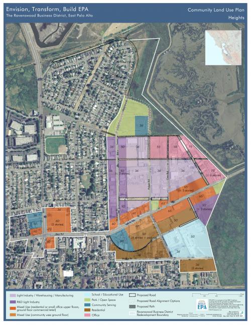 Map of East Palo Alto Area