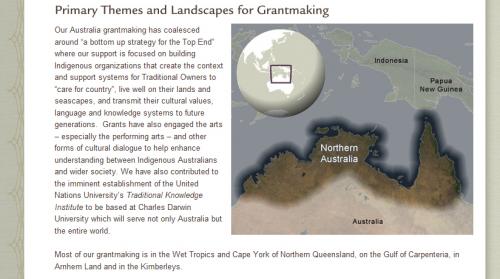 Map Illustration of Grantmaking Area