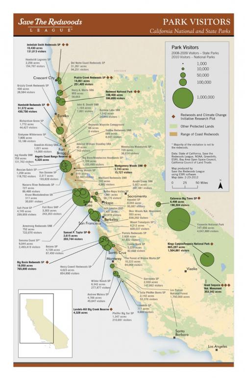 Annual Park Visitation Map