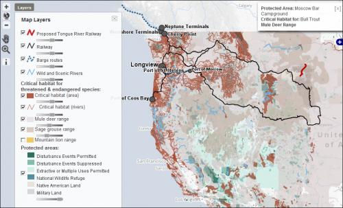 NWF coal railroad interactive map