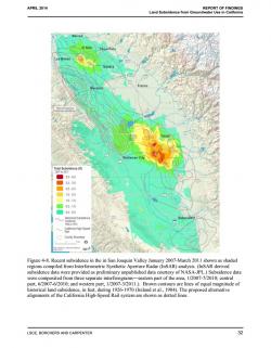Report Map - Overall Subsidence