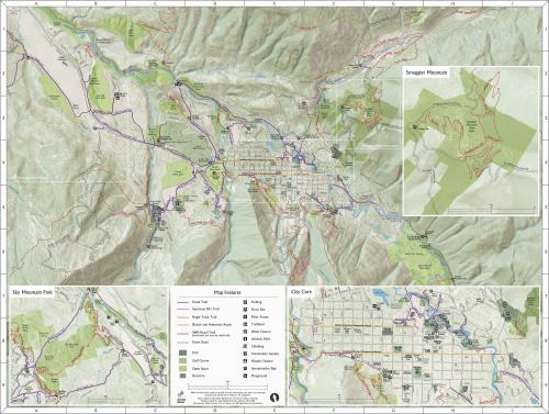 Full Trails Map for Aspen, Colorado