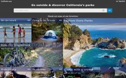 CaliParks.org Main Screen