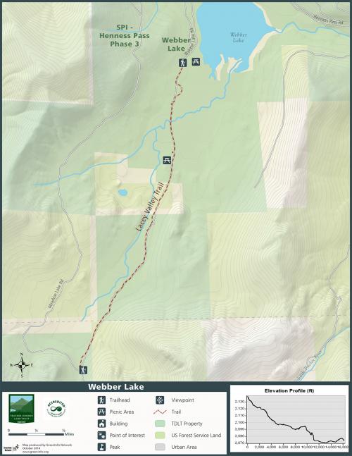 Recreation Map Template: Webber Lake 