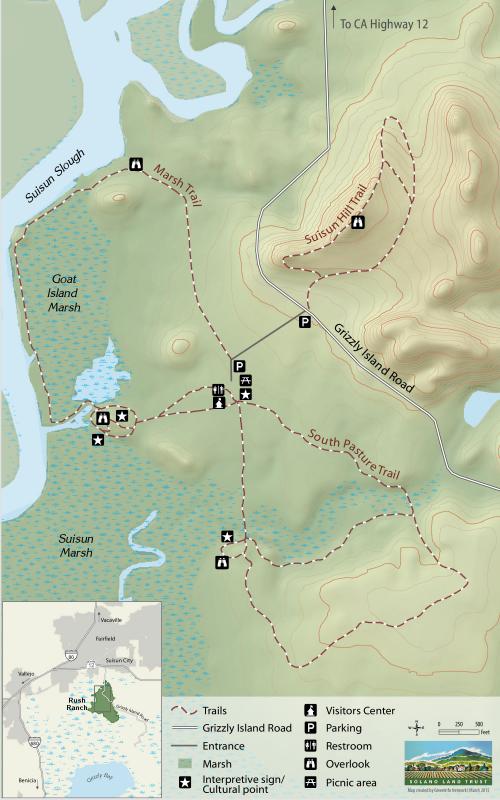 Trail Map Used in Brochure
