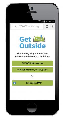 GetOutside on a Phone