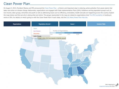 Clean Energy Grant Mapper overview