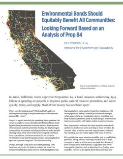 Proposition 84 print policy brief