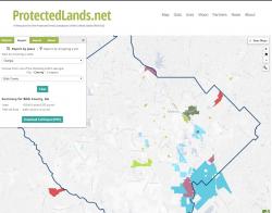 PAD-US Map with Report for a County