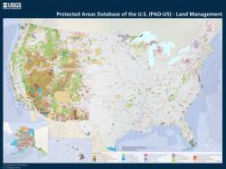 PAD-US map showing manager types for protected areas