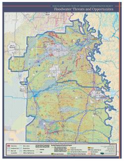 Flood Zones Poster map