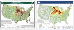 Original map (left) compared to GreenInfo-revised version (right)