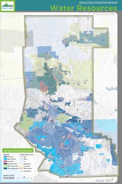 Water resources map