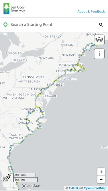 The route overview