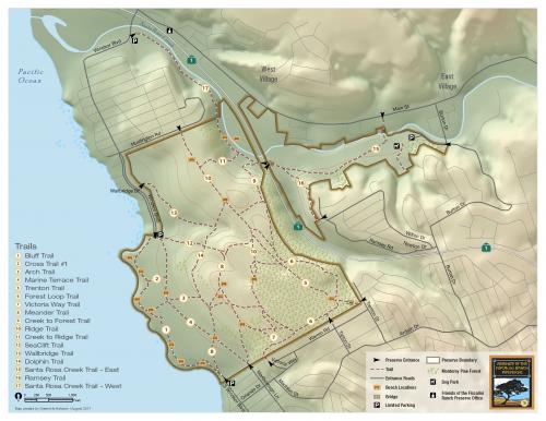 Completed trails map