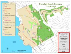 Original trail map for Preserve